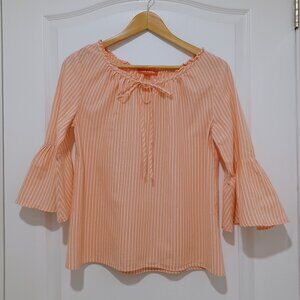 Joe Fresh Statement Sleeve Top - Peach